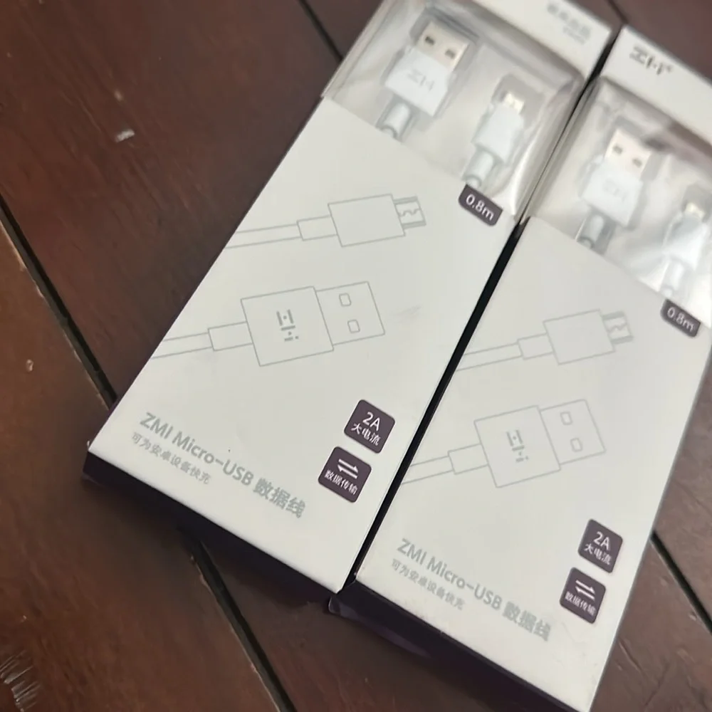 Mi ZMI White Micro-USB Cable 2-Pack